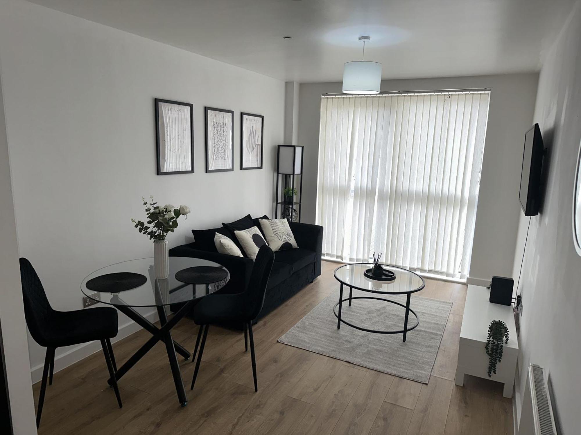 Apartamento Luxury - Smart Tv - Fast Wifi - Near Utilitia Arena & Icc Birmingam Exterior foto